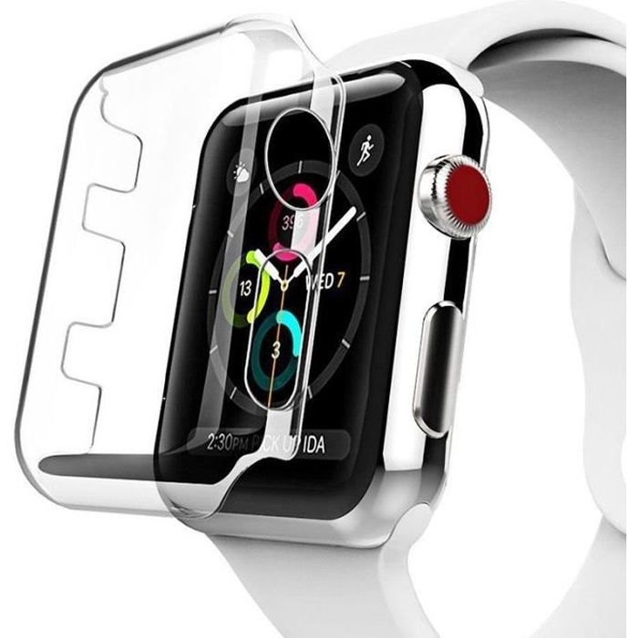 Coque de Protection Rigide Pour Apple Watch Series 3 38mm, Transparent