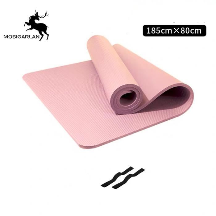 Tapis de Yoga Antidérapant - Tapis Yoga Antidérapant Écologique - Tapis pour Yoga Et Pilate - Matelas Yoga - Yoga Mat 185 x 80 cm