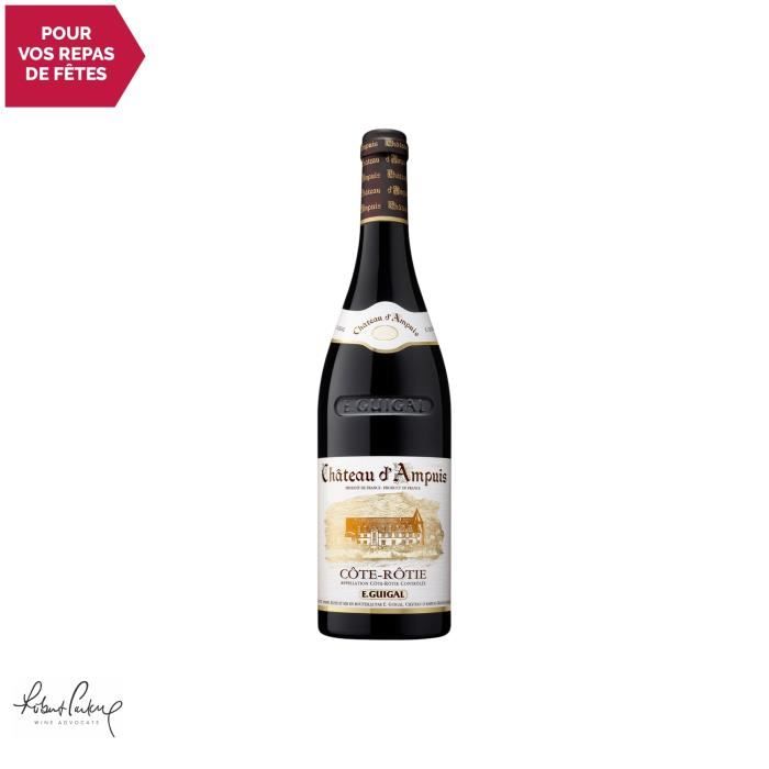 Côte Rôtie Château d'Ampuis Rouge 2016 - 75cl - Maison Guigal - Vin AOC Rouge de la Vallée du Rhône - 92-94-100 Robert Parker -
