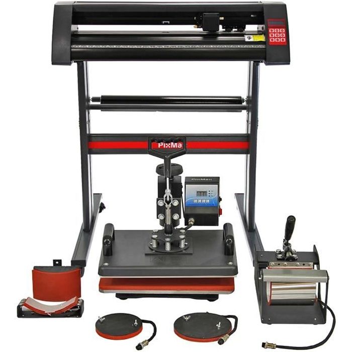Presse à Chaud 5 en 1 & Plotter de Découpe Vinyle