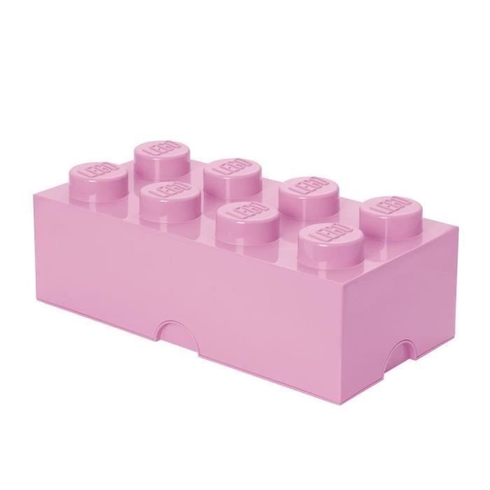 LEGO Brique de rangement - 40041738 - Empilable - Rose clair 222