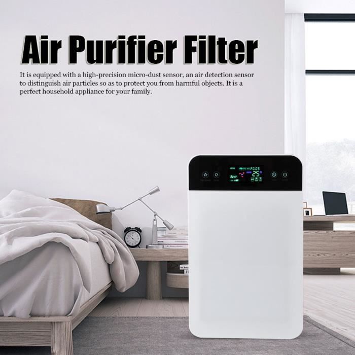 Purificateur d’Air, Maison Chambre, Éliminateur de Poussière, Pollen et Mauvaises Odeurs(Prise EU 220V ) -PAI