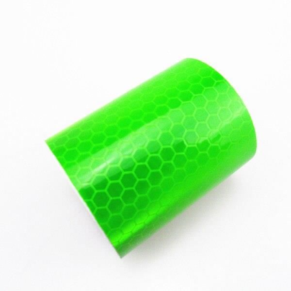 Accessoires auto intérieurs,3m * 5cm voiture autocollant réfléchissant pour Peugeot 206 207 208 301 307 308 407 2008 - Type green