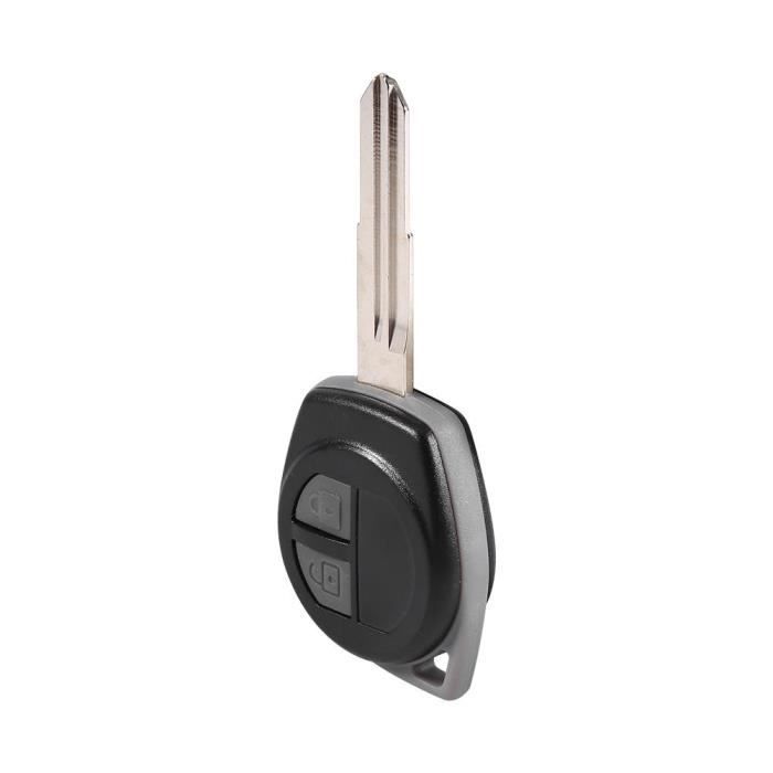 ESTINK Coque de clé pour SUZUKI Coque de clé à distance à 2 boutons pour SUZUKI Vitara Swift Ignis SX4 Liana Alto