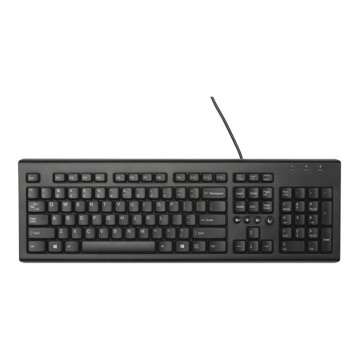 HP Classic Wired Clavier USB espagnol noir brillant pour HP Chromebook Envy dv6 ENVY TouchSmart Pavilion Pavilion Gaming…