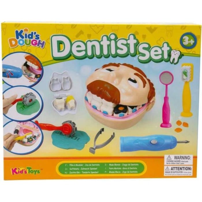 Coffret pâte à modeler le dentiste