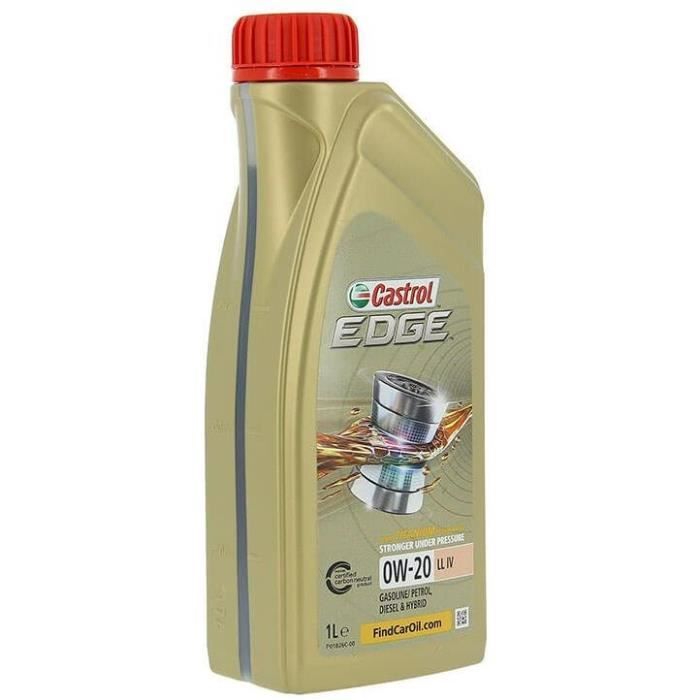 CASTROL Huile-Additif Edge LL IV - Synthetique / 0W20 / 1L