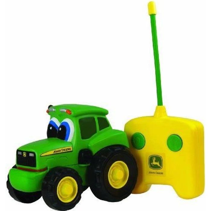 John Deere - 42946 - Jouet de Premier Age - Johnny le Tracteur Radiocommandé