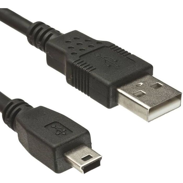 Mini USB vers USB - Transfert de Données Câble Chargeur de batterie leadfor voiture GPS Garmin Nuvi, Drive, nuvicam, driveassist,
