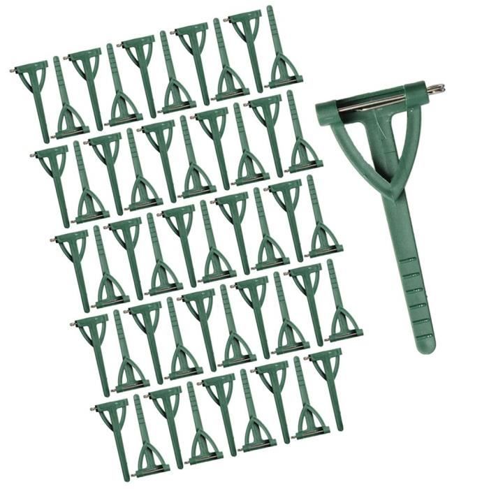Clip de Boutonnière Corsage Boutonnière Verte 50pcs pour Mariage