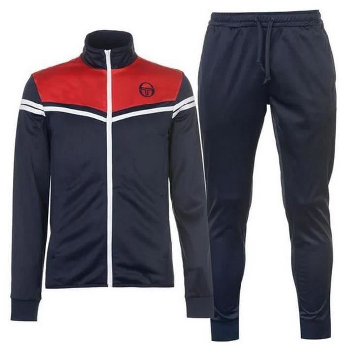 Jogging Sergio Tacchini Marine et Rouge Homme