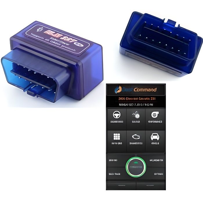 Boitier Diagnostic auto ELM327 bluetooth OBDII Android