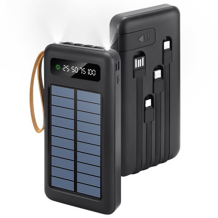 Batterie Externe Solaire 20000mAh - Chargeur