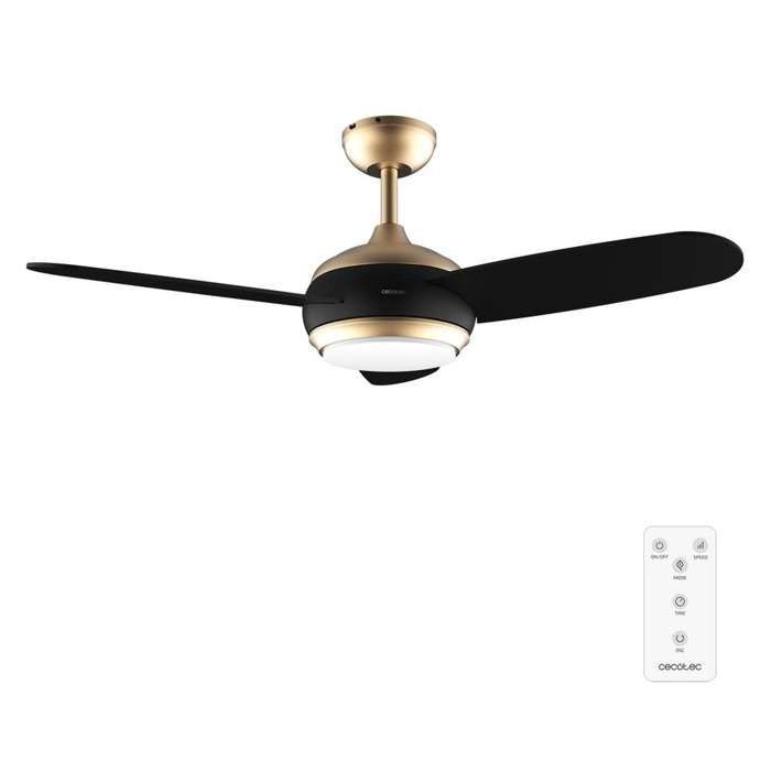 Cecotec Ventilateurs de plafond avec lumière EnergySilence Aero 4265 GoldBlack - Cecotec