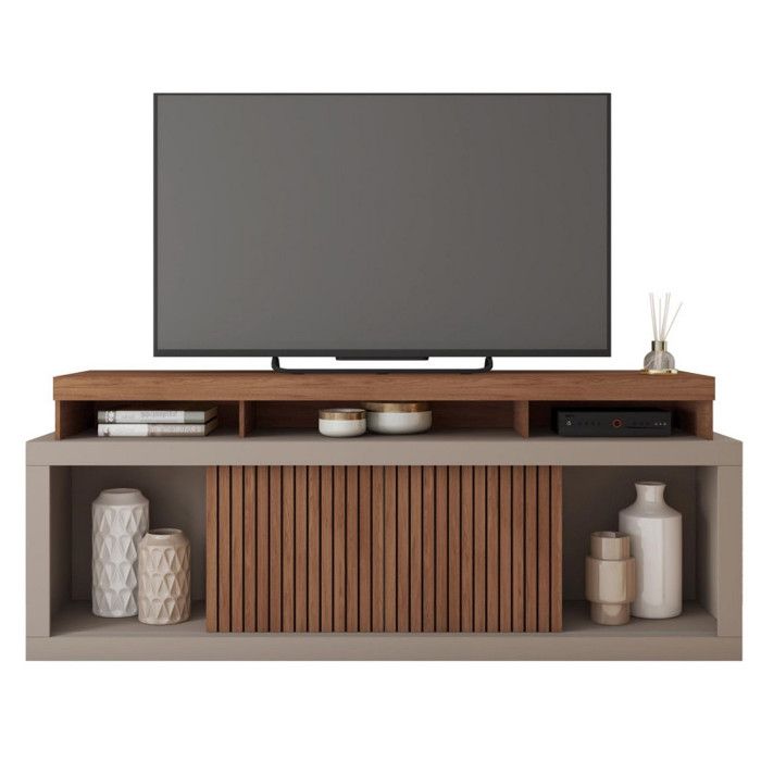 Meuble TV - AEGON - 70 Pouces - Imitation Wengé - 2 Portes Coulissantes - 180 cm Meuble TV - AEGON - 70 Pouces - Imitation Wengé - 2 Portes Coulissantes - 180 cm