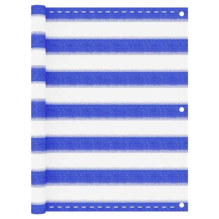 Brise-Vue Balcon 35 X 300 Cm Crème – Filet Ombrage 98% UV, Anti-Vent, Protection Intimité Avec Œillets