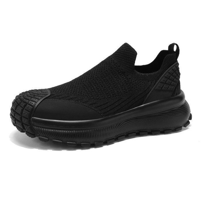 ECELEN Baskets Homme à Semelle Épaisse - Slip-On Sport Antidérapantes