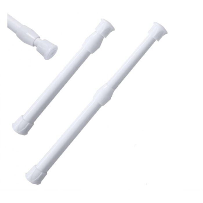 DRE-2 tringles à rideaux extensibles 30-50 cm sans perçage pour rideaux courts rideaux de penderie ou de douche