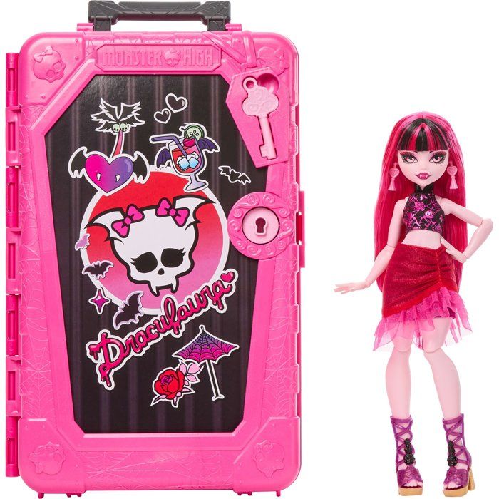 Coffret Monstrueux Secrets Draculaura Monster High JDR50 – 19 Surprises, Accessoires Inclus - vue 2