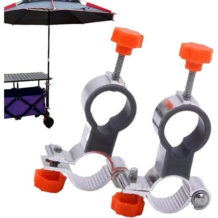 Support Parasol Jardin Pince Alu chaise/banc extérieur porte-parapluie accessoires .
