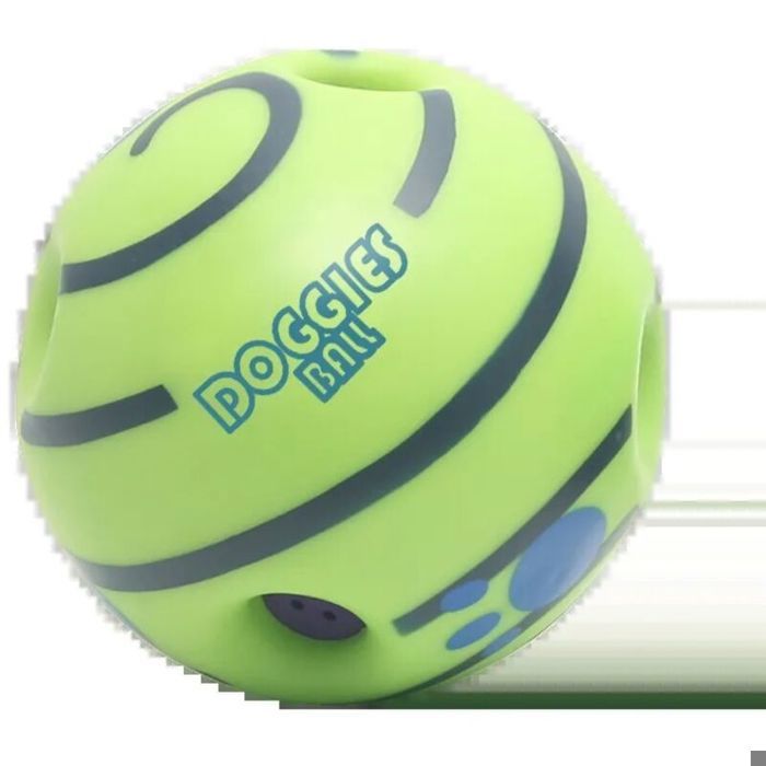 Balle interactive pour chien - Wobble Wag Giggle - Sons attrayants - 6 poches dembrayage - Sans piles