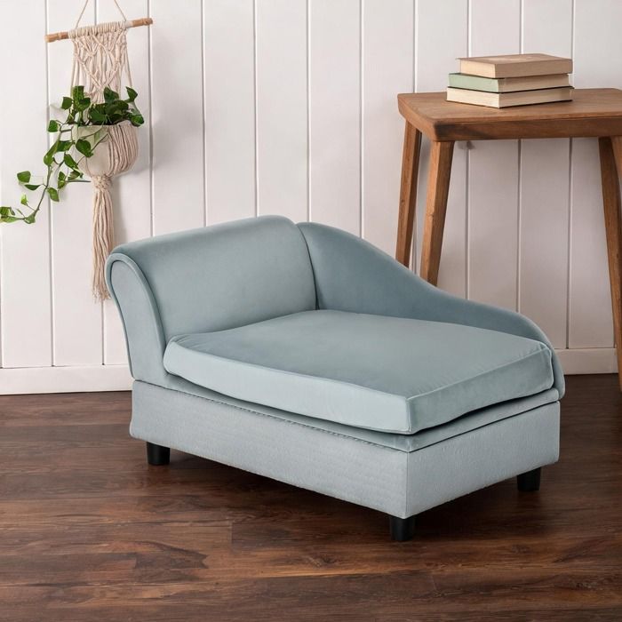 Fauteuil en Polyester Gris clair 76 x 45 x 43 cm