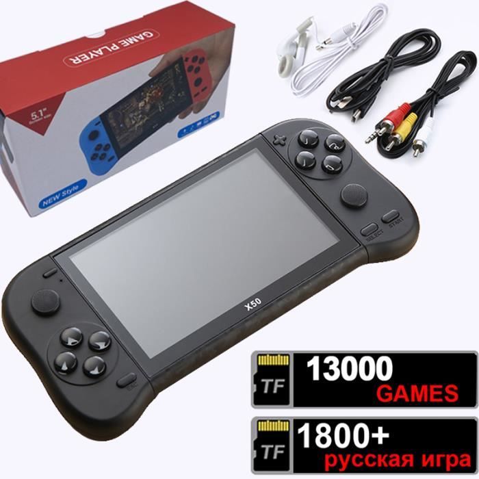 RAM 4 Go Rom 64 Go - Console De Jeux Portable X18S, Avec écran IPS De 5
