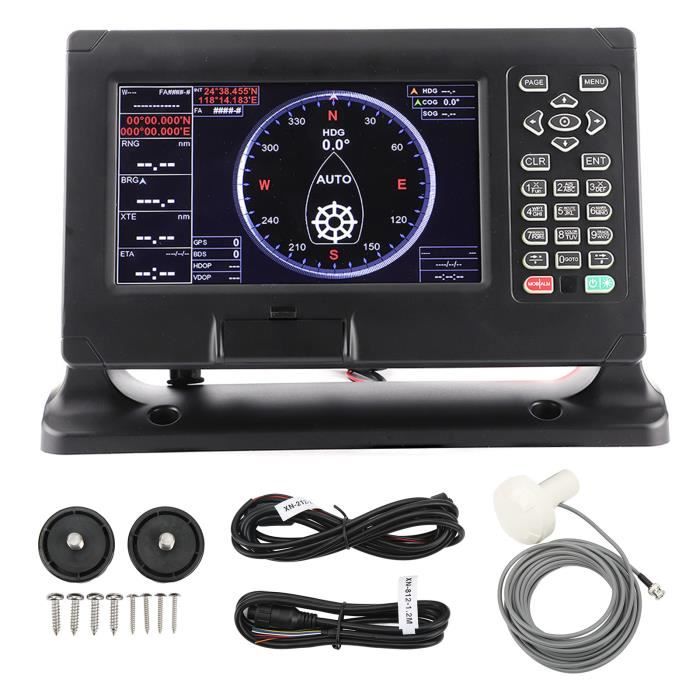Akozon Navigateur GPS marin Navigateur GPS pour Bateau Marin