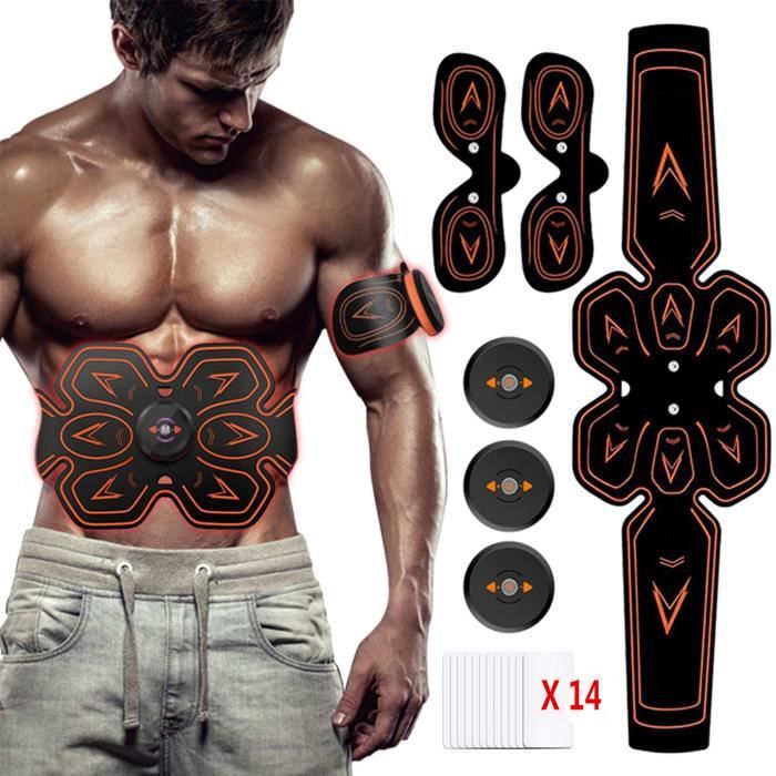 Ceinture Abdominale électrostimulatrice - Fitness EMS - Musculation Ventre, Fessiers - Femme/Homme