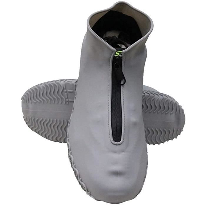Couvre-Chaussures Imperméables En Silicone Réutilisables - Semelle Antidérapante Pour Pluie Et Neige