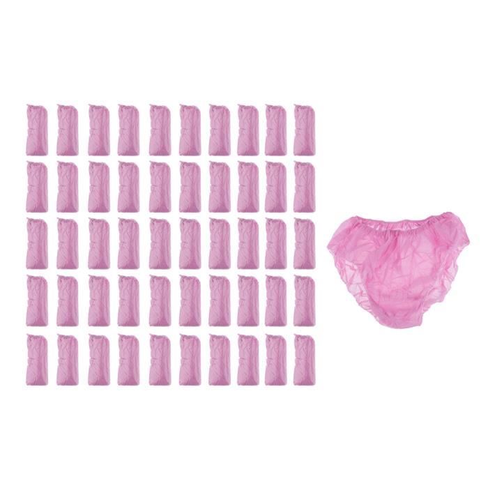 Lot de 10 Slips Jetables Femme en Coton Culottes Jetables sous Vetement  Maternite Culotte Périodique Femme pour Grossesse Voyage Acc W - Cdiscount  Prêt-à-Porter