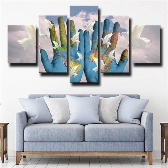 Tulup Tableaux Sur Toile Image Imprimé 100x50cm - Varsovie Pologne