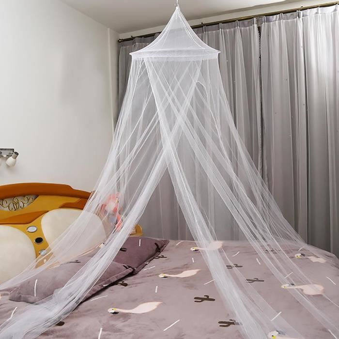 LONONE Enfant moustiquaire lit à baldaquin Tente lit Filet auvent