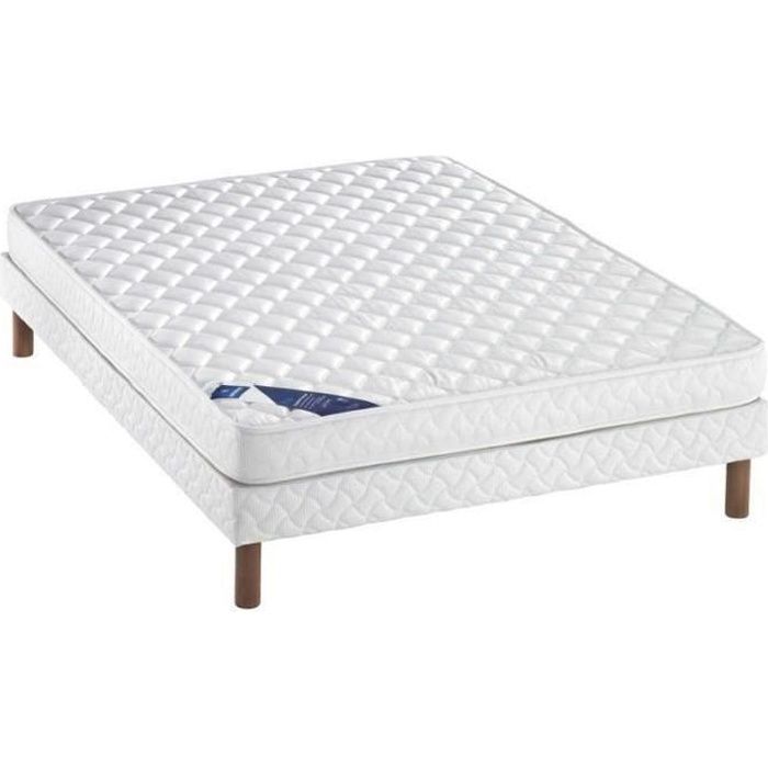 Ensemble Sommier + Matelas 15 cm 140 x 190 cm - Cdiscount Maison