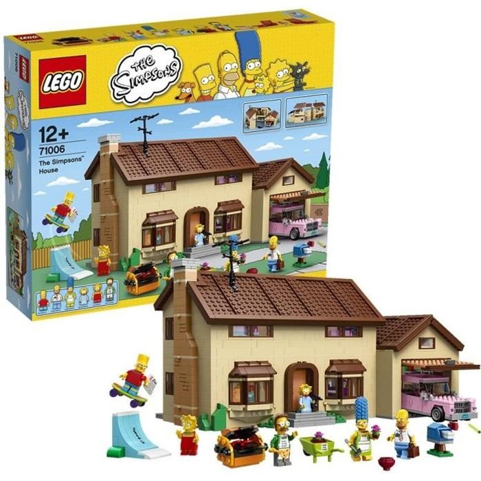Jeux de construction Lego - 71006 - Jeu de Construction - La Maison des Simpsons 51855