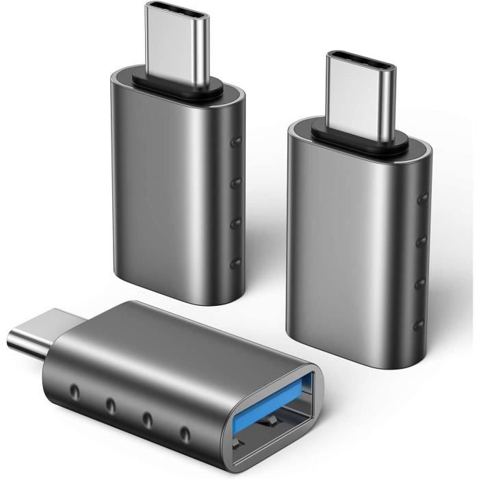 Adaptateurs USB C (Lot de 4), Adaptateur USB C vers USB 3.0 OTG