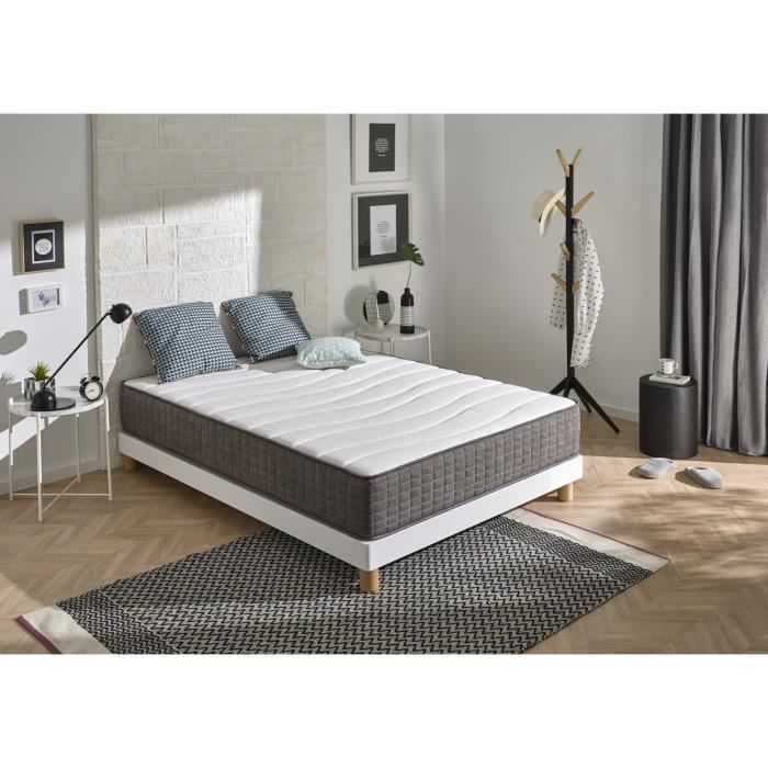 set complet 100x135 et 90x120 au choix en coton 2 pièces Ensemble complet de 4 pièces - 90X120, Gris avec des étoiles blanches Literie pour bébé 
