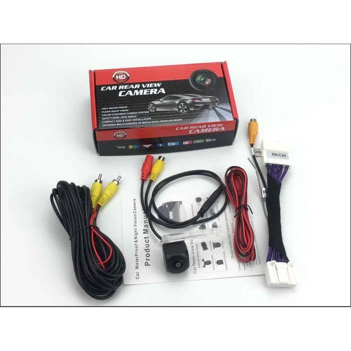 Caméra De Recul Pour Renault Clio 4 (2012-2020) - 24 Broches, Vision 170°, étanche IP66 - Aide Au Stationnement