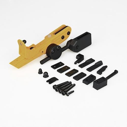 Étui Tactique Droit Universel – IPSC/USPSA – Polymère Noir – Pour Glock, M&P, HK