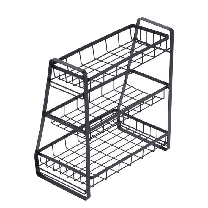 Cikonielf Spice Shelf, Countertop Spice Rack for Sauce for Condiments