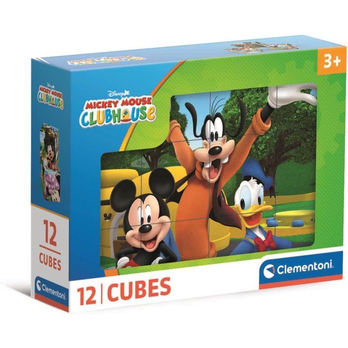 Clementoni Cubes 12 - Mickey Mouse