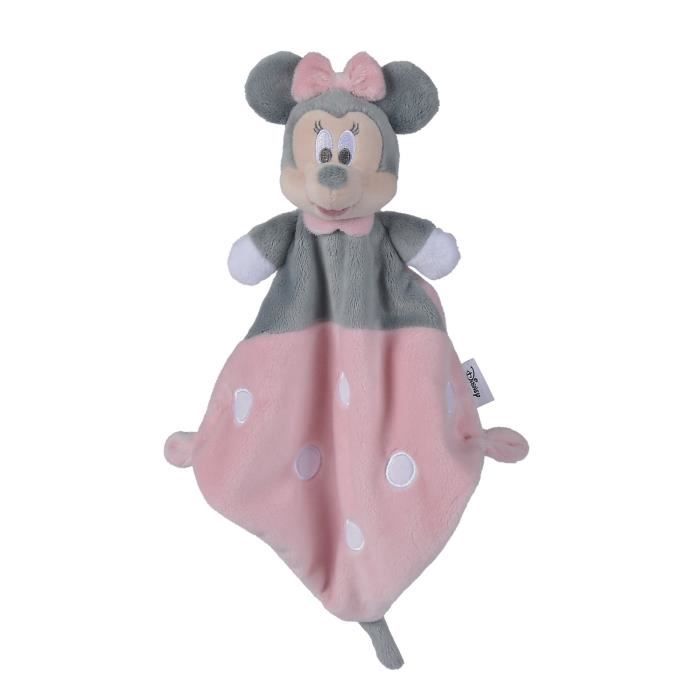 Doudou - DISNEY - Minnie - Rose - 30cmx30cmx7cm