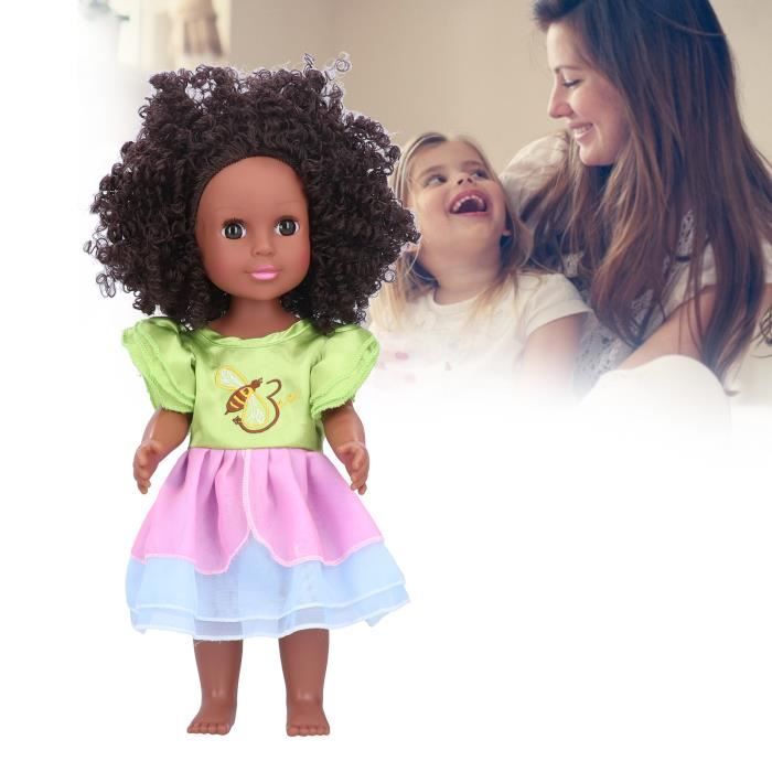 OMABETA Poupée mignonne Poupée africaine noire pour fille, exquise OMABETA Poupée mignonne Poupée africaine noire pour fille, exquise