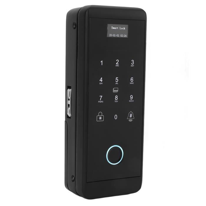 Serrure De Porte Intelligente à Empreintes Digitales, Serrure De Porte D'entrée Sans Clé Avec Application – Cartes – Clé De Sauvegarde – Empreintes Digitales – Codes, Serrure De Porte Biométrique Pour