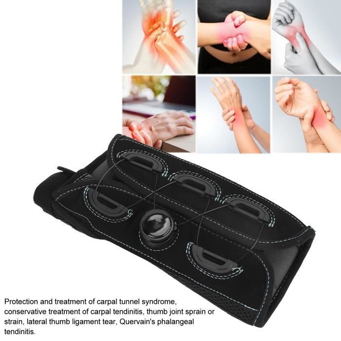 Support de poignet réglable confortable réduisant la douleur ...