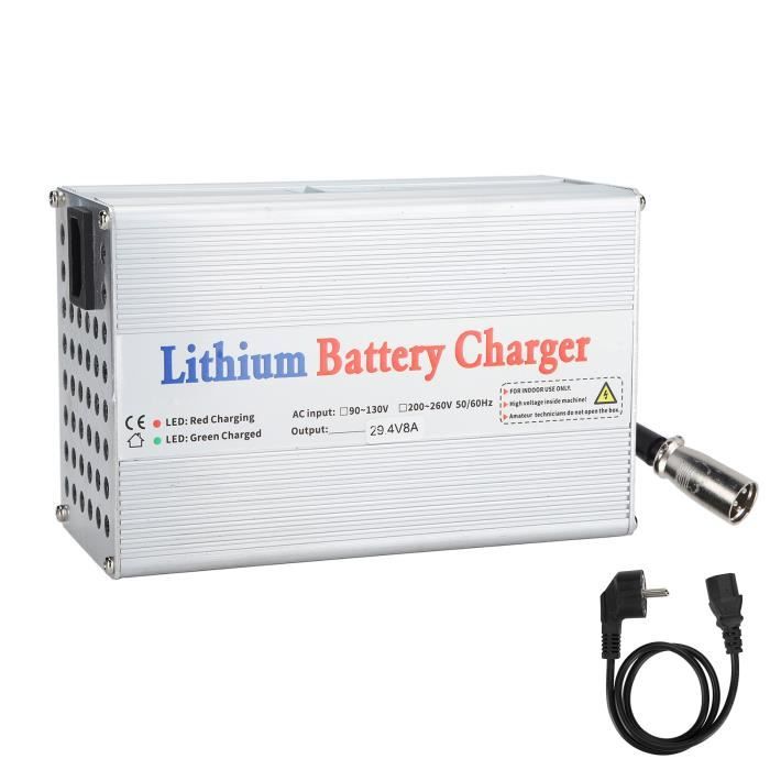 Batterie 24V 12Ah E-Bike Lithium Avec Chargeur - 6S2P Pour Vélo Électrique Et Scooter