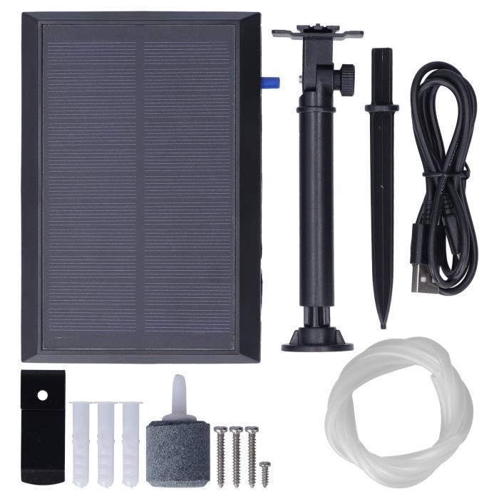 ruzhgo Pompe à Air Solaire Pompe d'Oxygénation Oxygénateur Intelligent