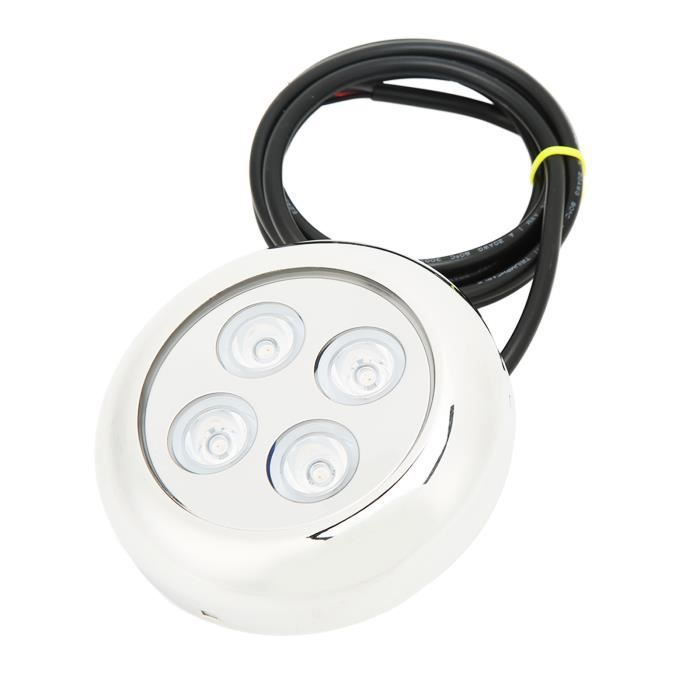 Lumière sous-marine LED en acier inoxydable, accessoires de bateau, éclairage marin subSN, piscine, yacht, DC 12V, 60W, SION L, IP68  39
