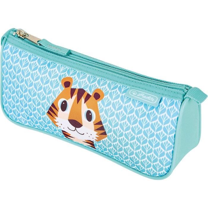Trousse de tablette A4 Tiger 100% coton bio - Bleu main image 1