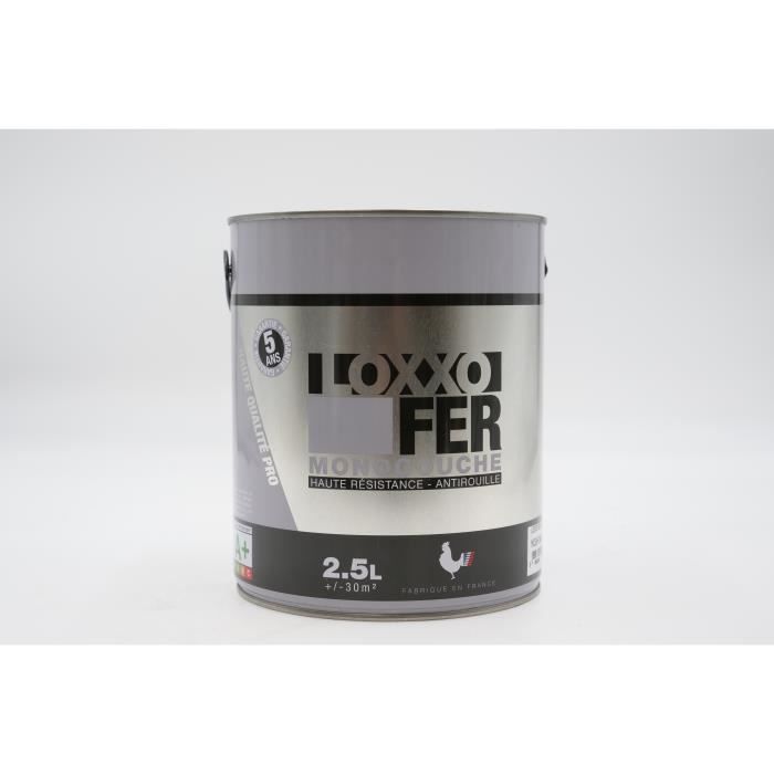 LOXXO Peinture Fer Antirouille Noir mat de la marque Loxxo